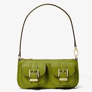 Michael Kors Olive Green Shoulder Bag